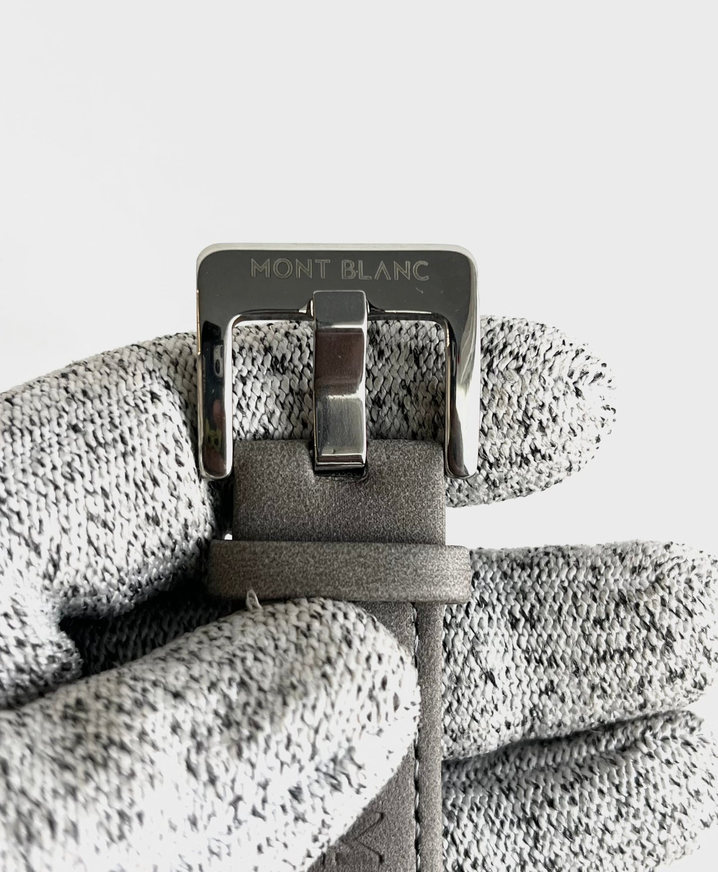 Mont blanc leather belt