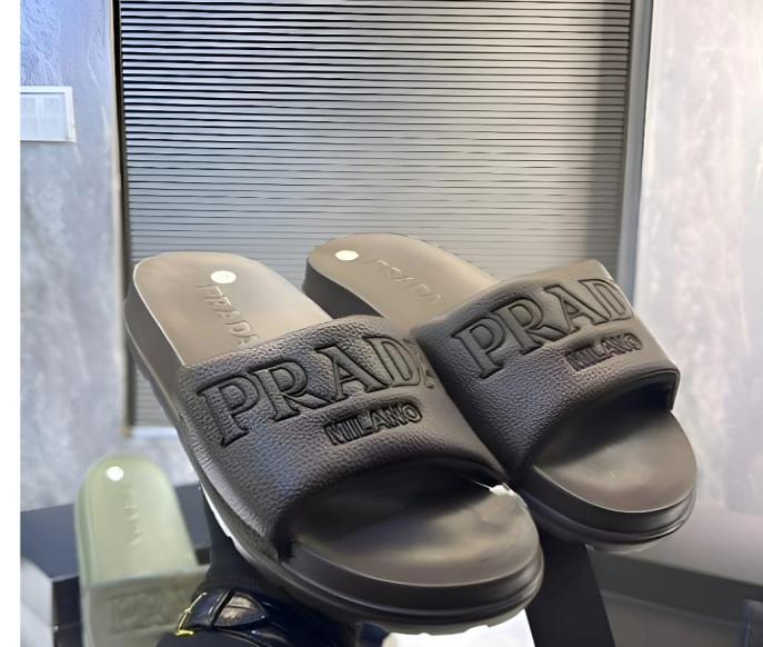 Prada Milano Premium Flip Flops - Black