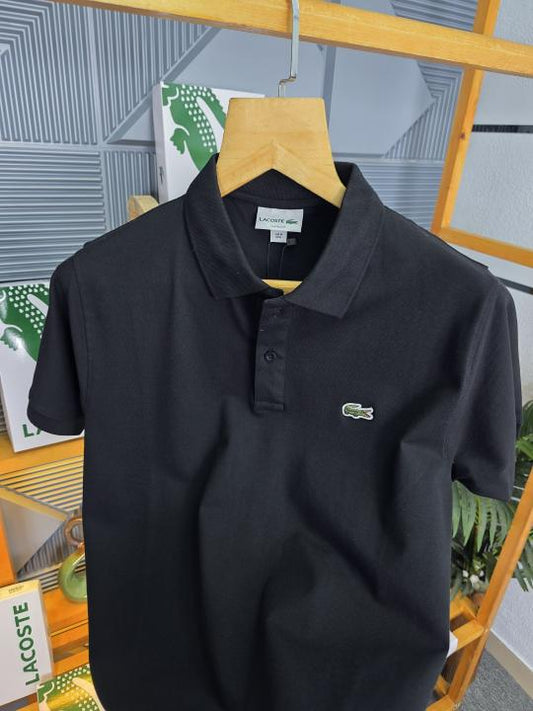 Lacost T Shirts Black- B