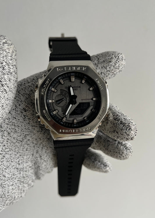 GShock GM-2100 (Analog Digital Watch) Grey