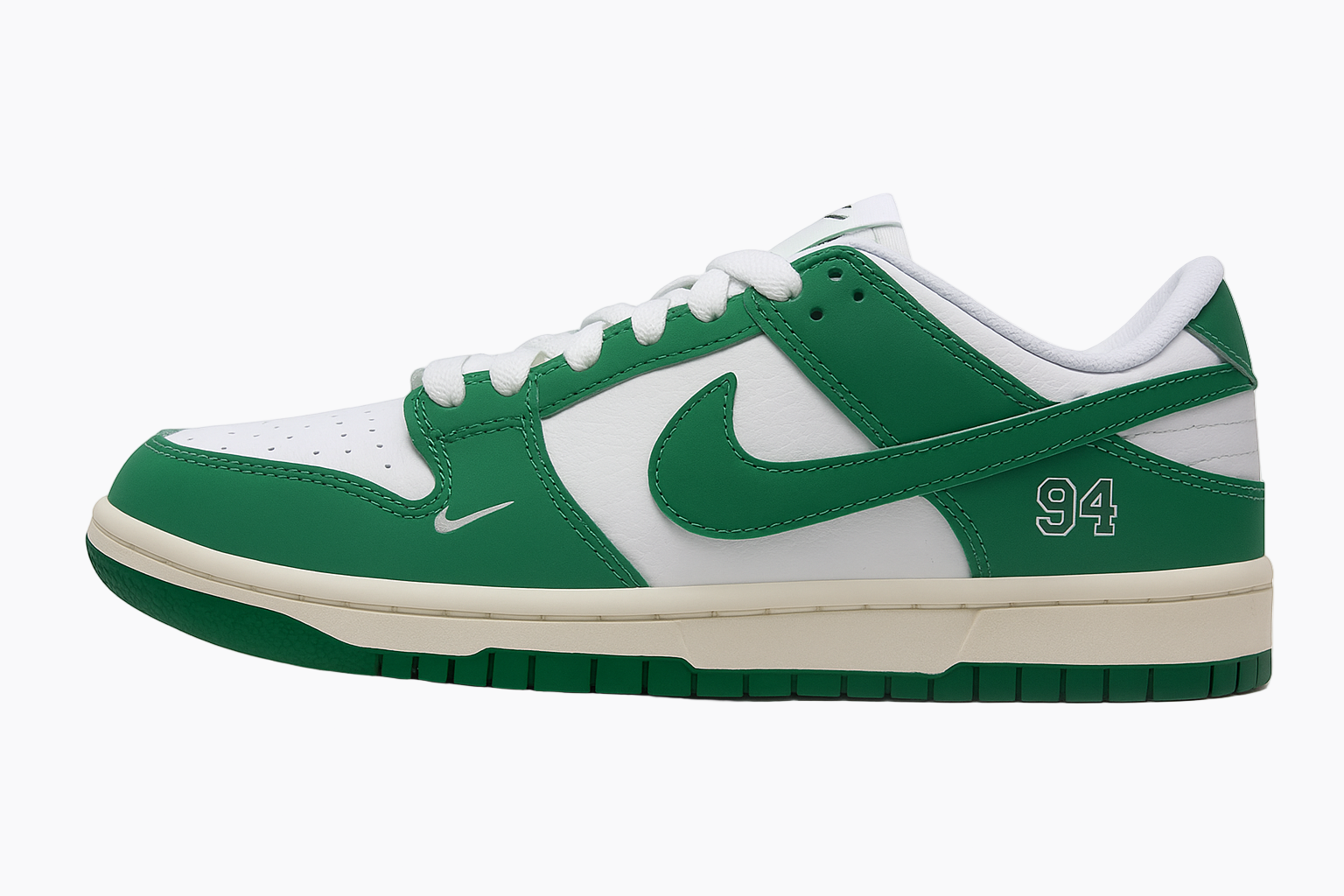 Nike Dunk Low sneaker in a white and green PEPO Mart