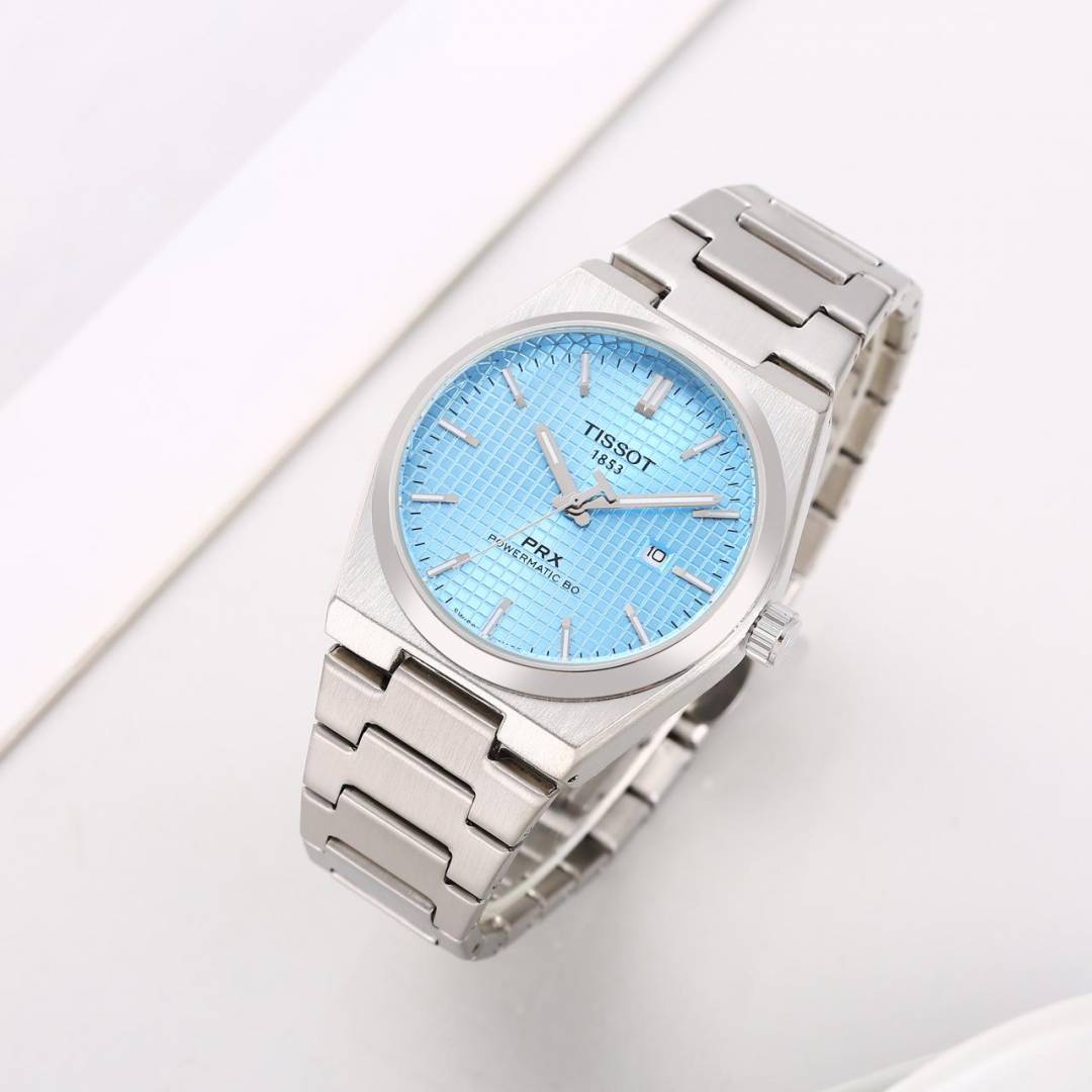 Tissoot PRX Powermatic 80 – Ice Blue Dial