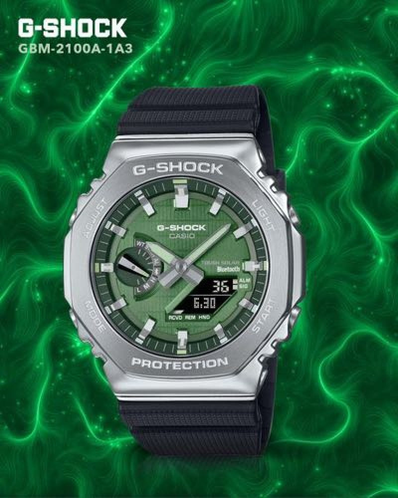 G-Shock GBM-2100A-1A3 – Green Dial Premium Watch