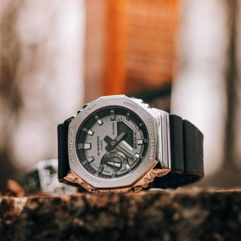 G-Shock Silver Dial Analog-Digital Watch – Premium Sporty Edition