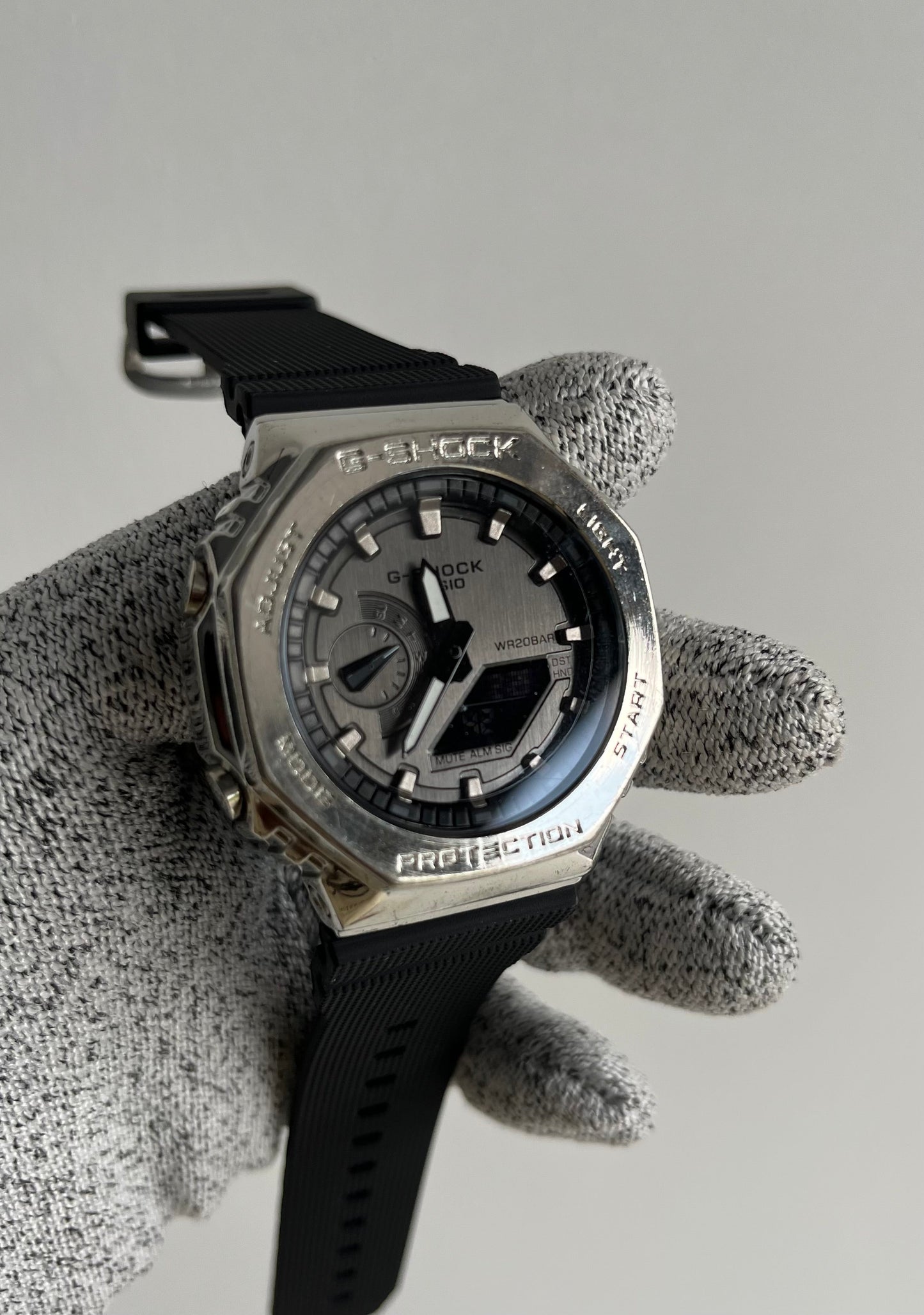 GShock GM-2100 (Analog Digital Watch) Grey