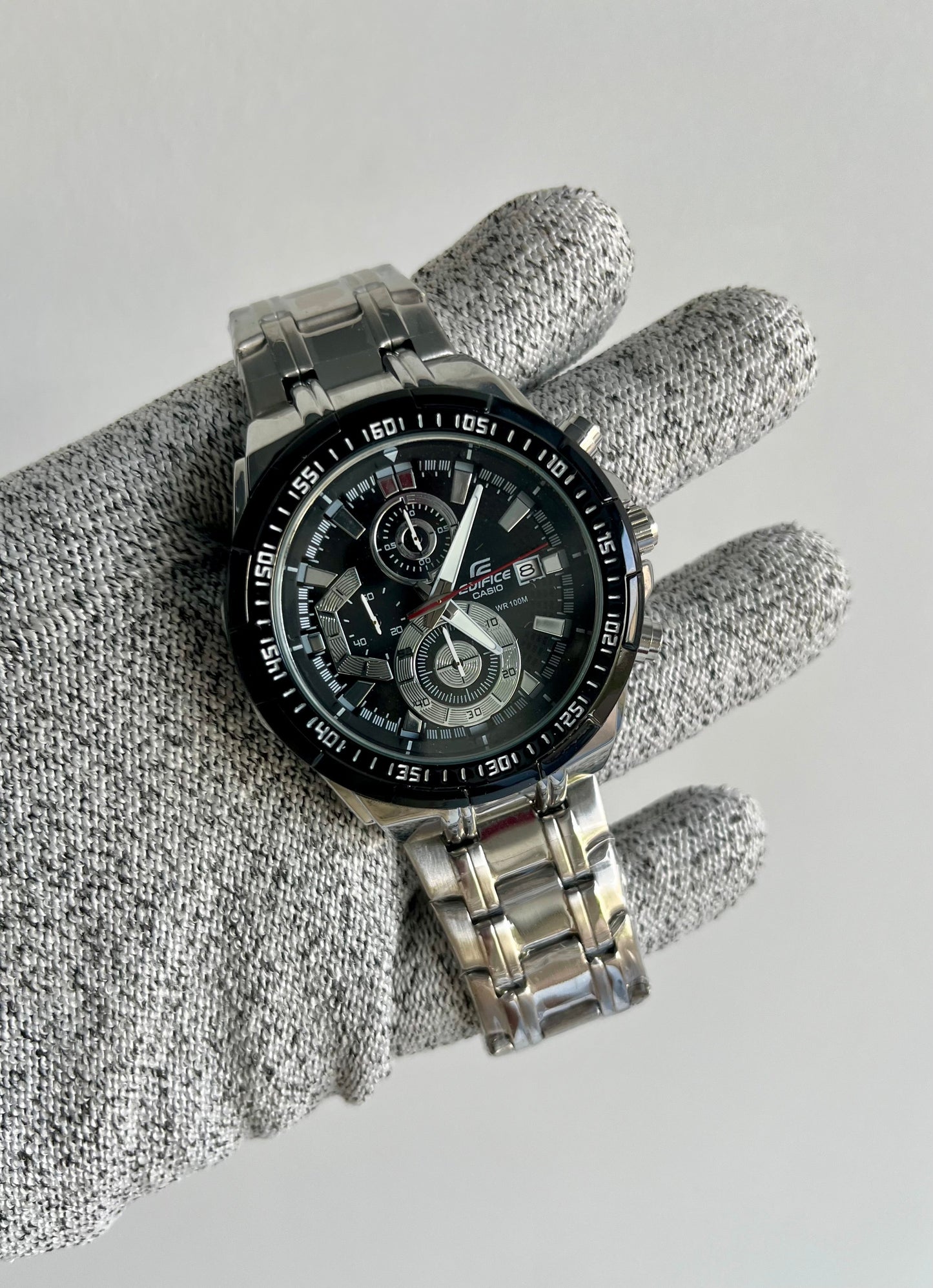 Edifice EFR-539 Silver Black