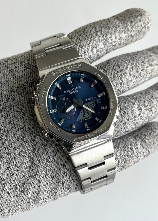 Gshock Full metal dark blue