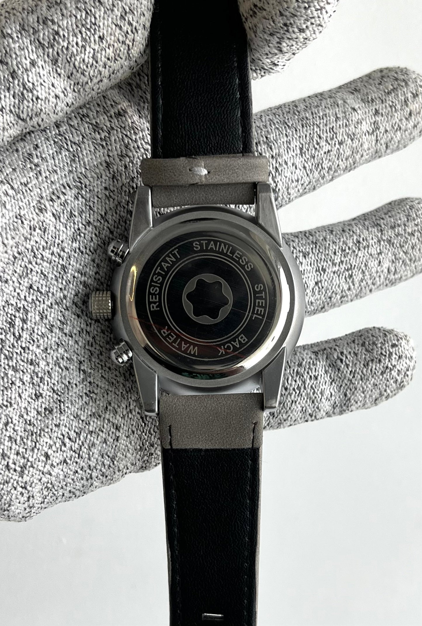 Mont blanc leather belt