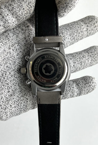 Mont blanc leather belt