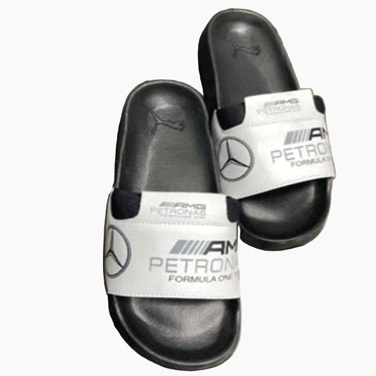 PUMA X MERCEDES -AMG PETRONES SLIDE WHITE (first copy)