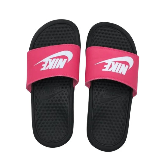 Nike Pink & Black Slide Sandals (first copy)