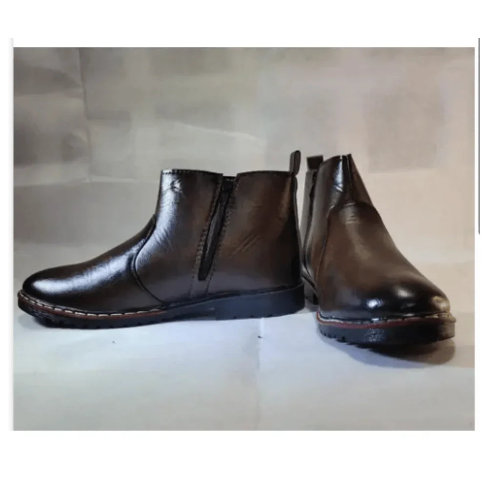 Brown leather chelsea boot (formal shoes )