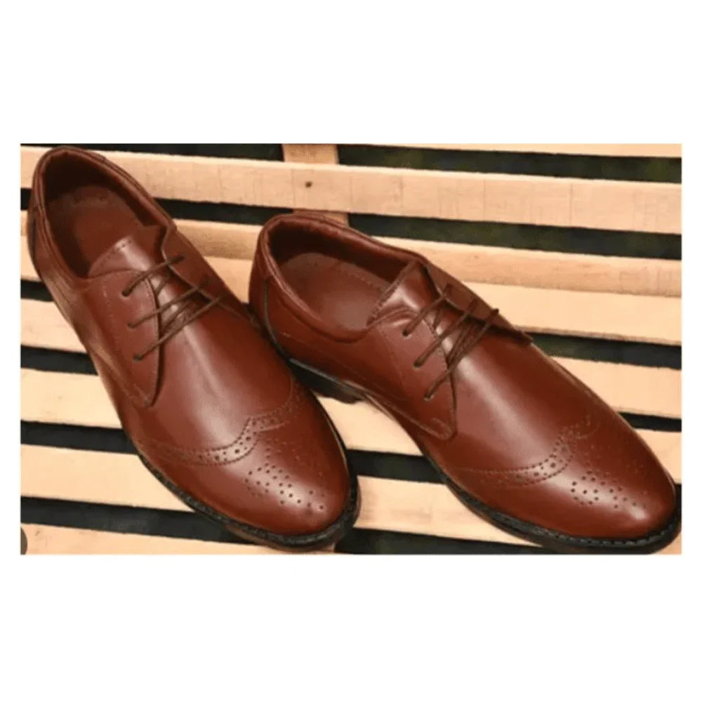 Brown Brogue Derby