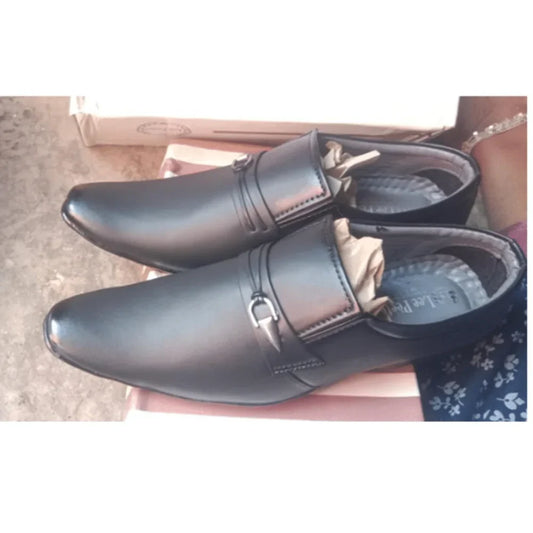 Black Slip-On with Buckle