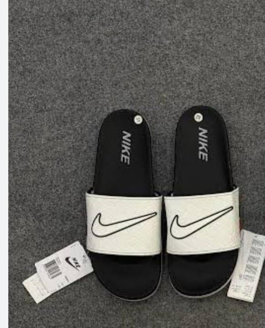 Nike Slide Sandals - Black and White (first copy)