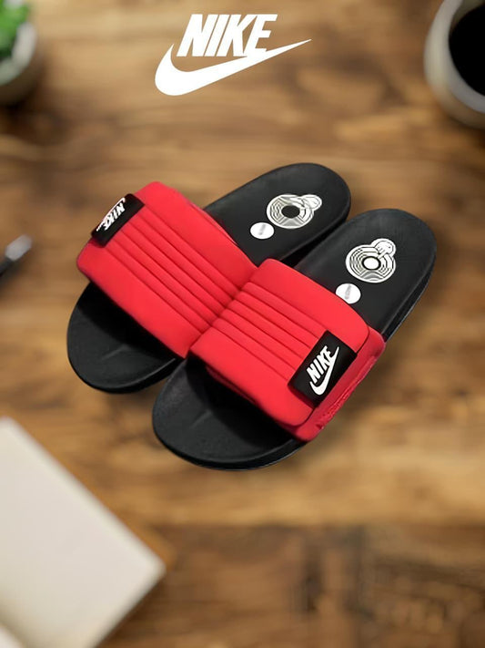 Offcourt Adjust Slide Sandal - Red and Black