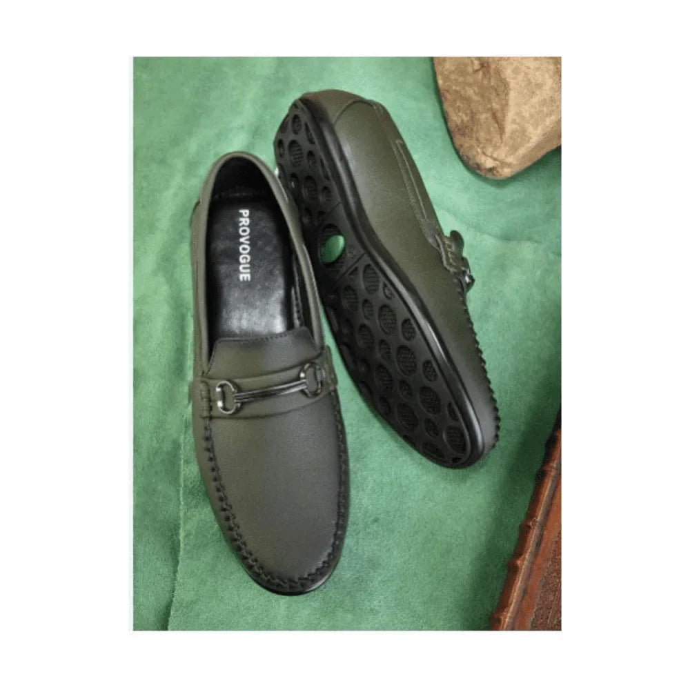Olive Green Driving Loafer
