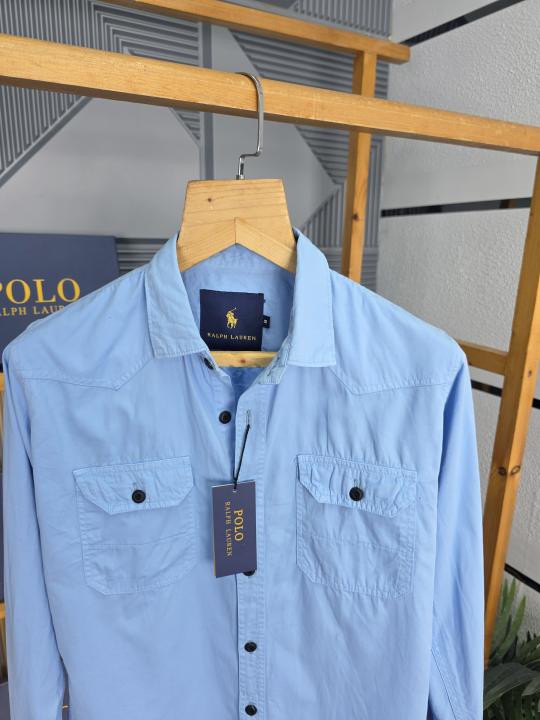R L DENIM SHIRTS SKY -  SK