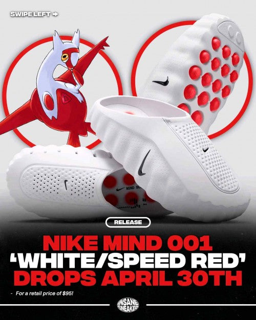 Nikee Mind 001 WhiteSpeed Red