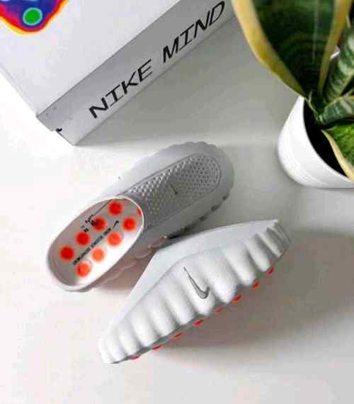 Nikee Mind 001 Mules In Grey