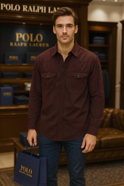 R L DENIM SHIRTS DWINE - DWN