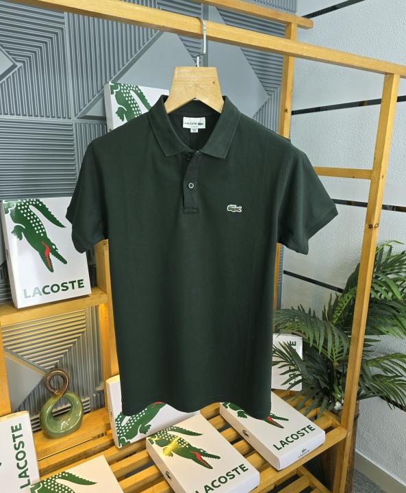 Lacost T Shirts Olive - OL
