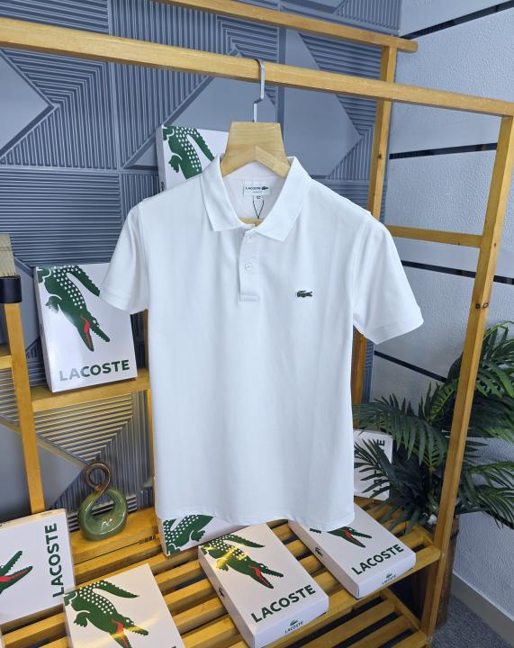 Lacost T Shirts White - W