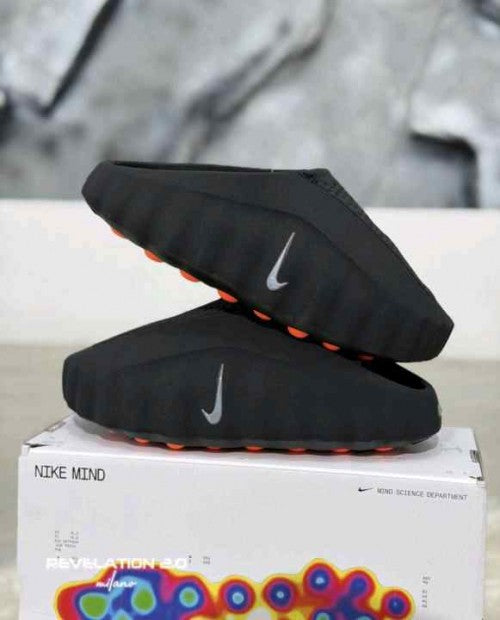 Nikee mind 001 Black Mules.